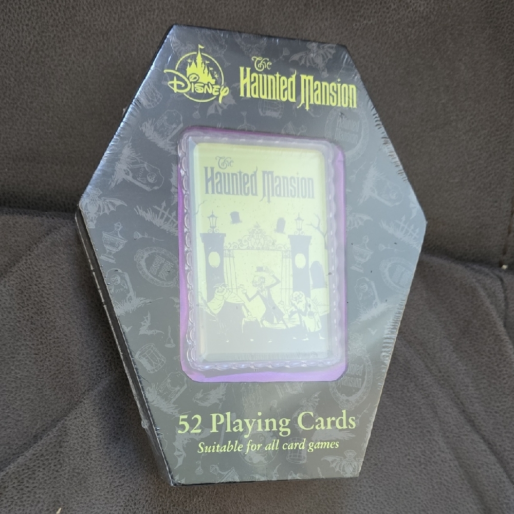 Disney Haunted Mansion Card Deck - Black and Purple